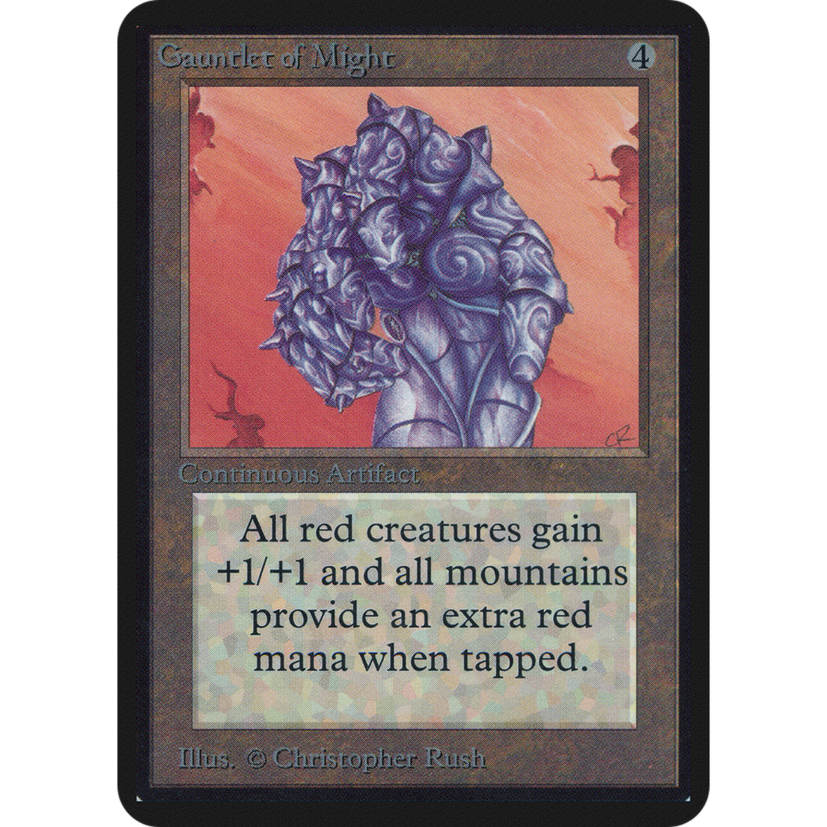 Gauntlet of Might [Limited Edition Alpha] (Near Mint)
