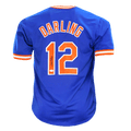 Ron Darling Signed New York Blue Baseball Jersey Blue (JSA)