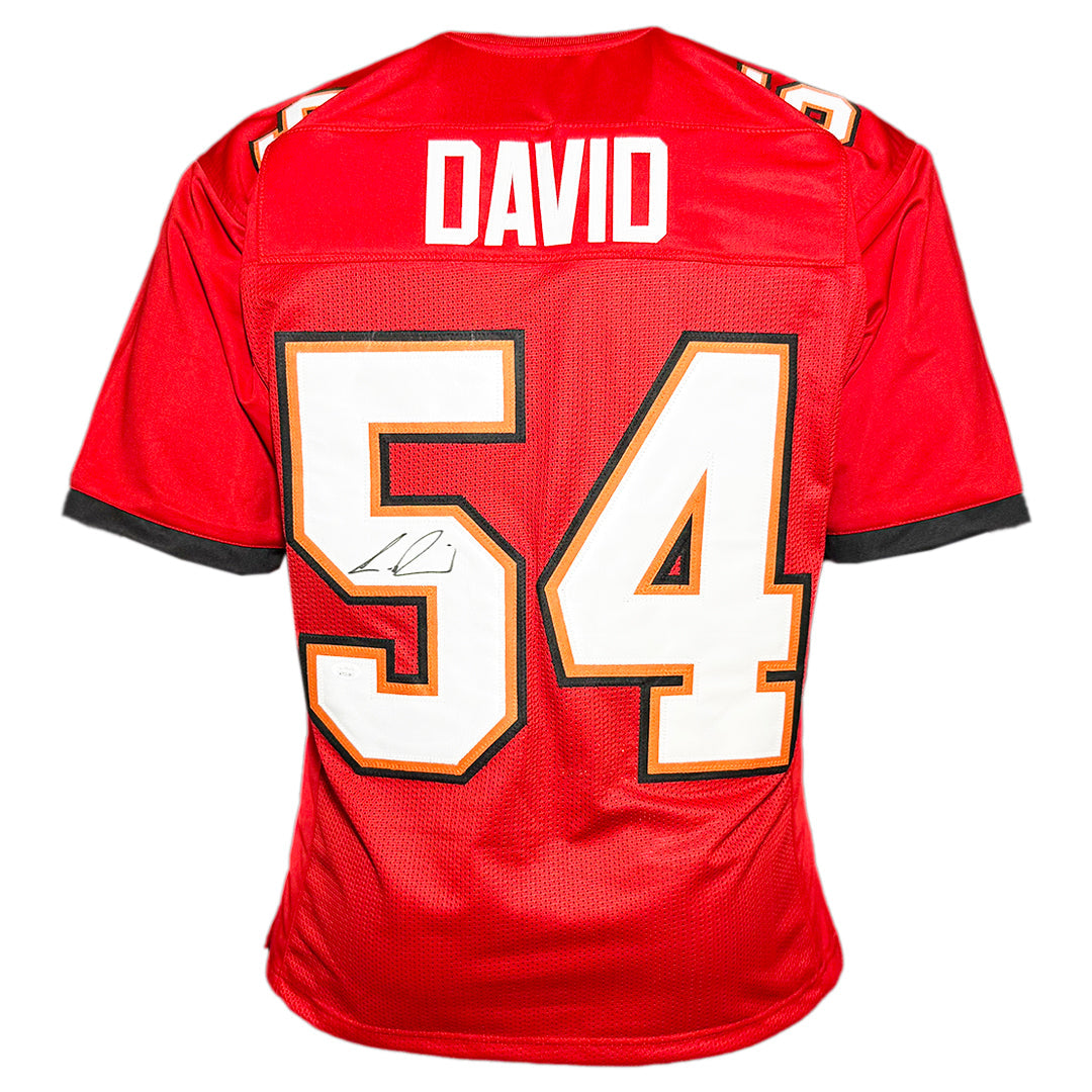Lavonte David Signed Tampa Bay Red Football Jersey (JSA)