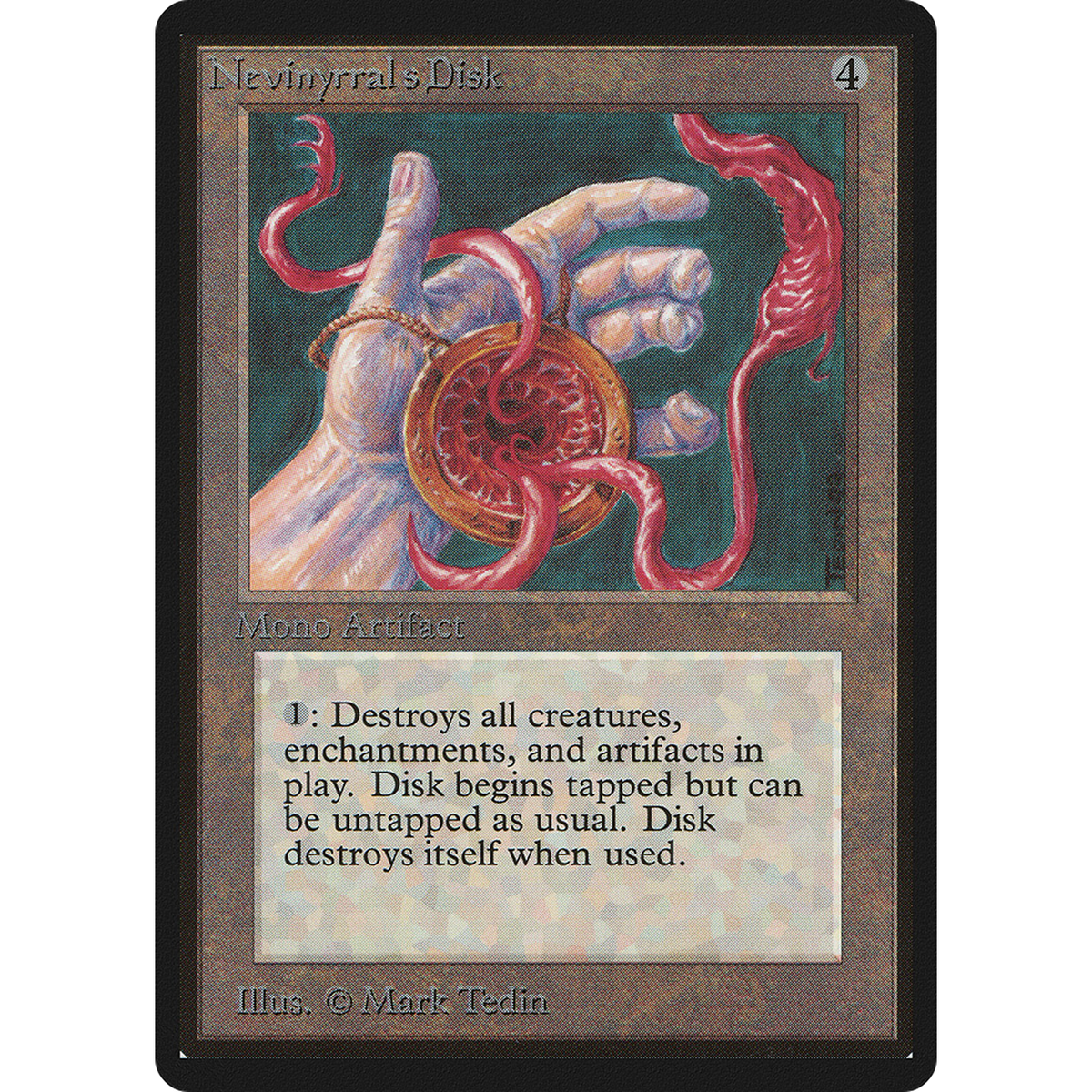Nevinyrral's Disk [Limited Edition Beta] (Lightly Played)
