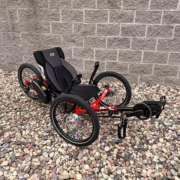 ICE Demo Sprint Pixel RS STEPS EP6 Passion Red Recumbent Trike