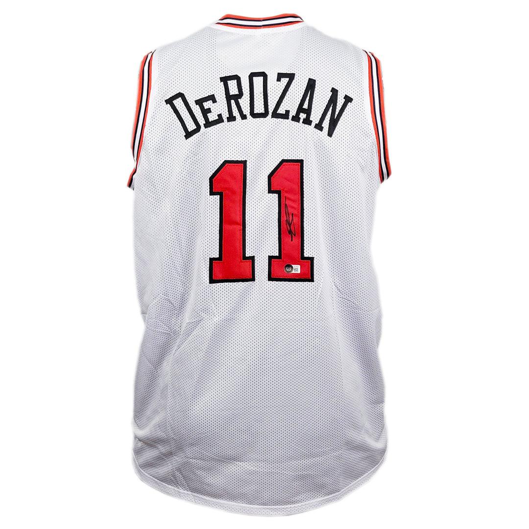 DeMar DeRozan Signed Chicago White Basketball Jersey (Beckett)