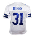 Trevon Diggs Signed Dallas White Rookie Jersey Football Jersey (JSA)