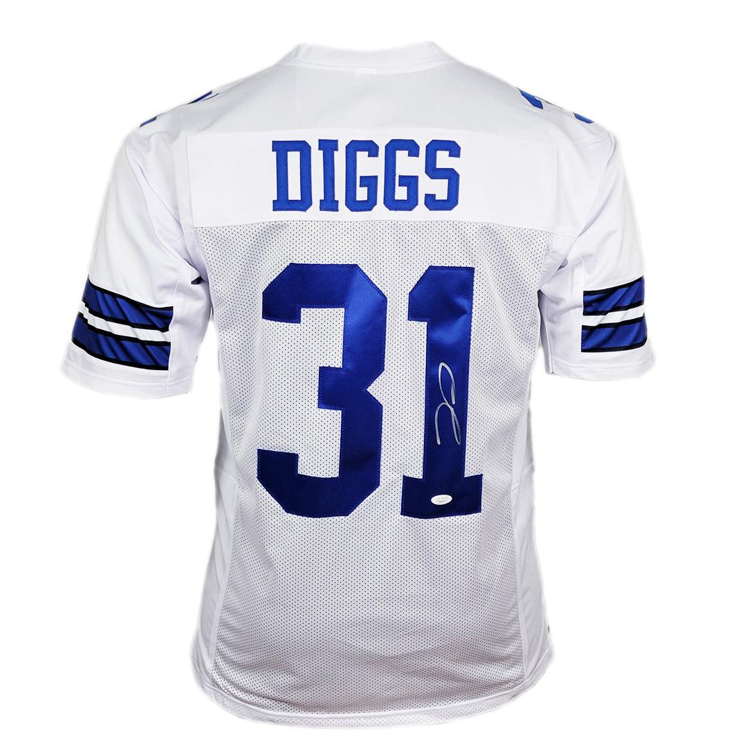 Trevon Diggs Signed Dallas White Rookie Jersey Football Jersey (JSA)