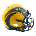 Aaron Donald Signed Los Angeles Rams Rave Mini Football Helmet (Beckett)