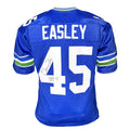 Kenny Easley Signed HOF 17 Inscription Seattle Blue Football Jersey (JSA)