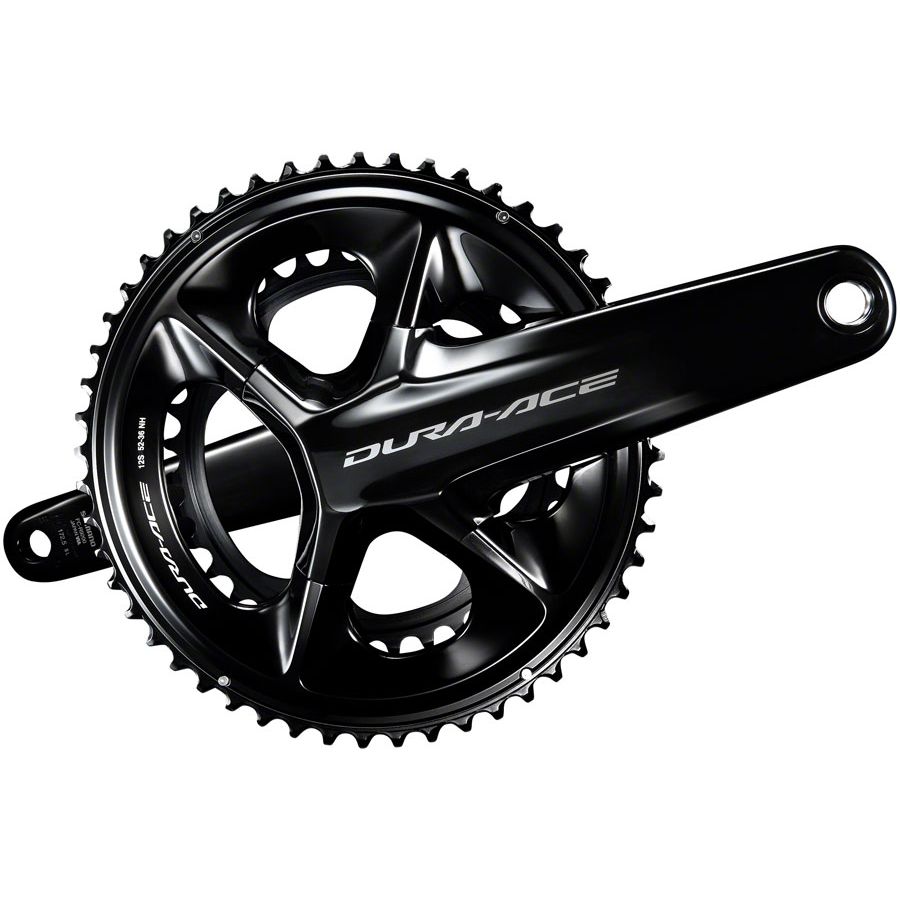 Shimano Dura-Ace FC-R9200 Crankset - 12-Speed Hollowtech II Spindle Interface BLK (175mm 52/36t)