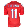 Julian Edelman Signed New England Red Football Jersey (JSA)