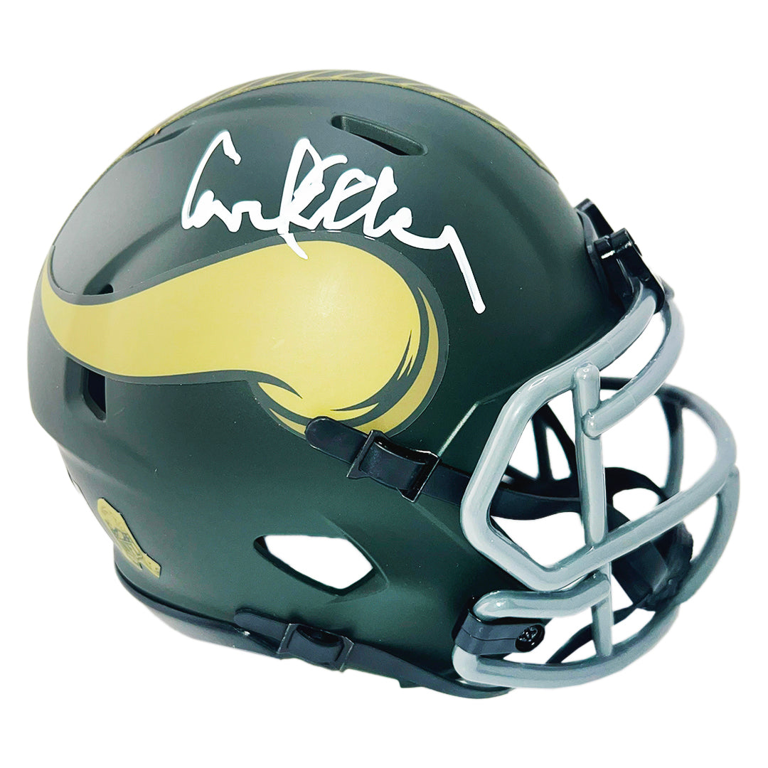 Carl Eller Signed Minnesota Vikings Salute 2025 Mini Football Helmet (Beckett)