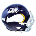 Carl Eller Signed Minnesota Vikings Throwback 61-79 Speed Mini Football Helmet (Beckett)