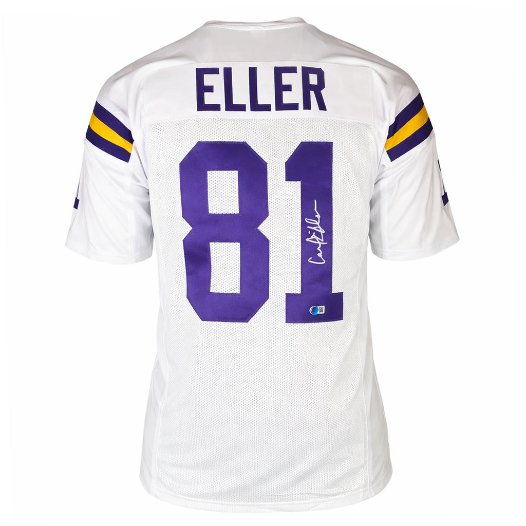 Carl Eller Signed Minnesota White Football Jersey (Beckett)