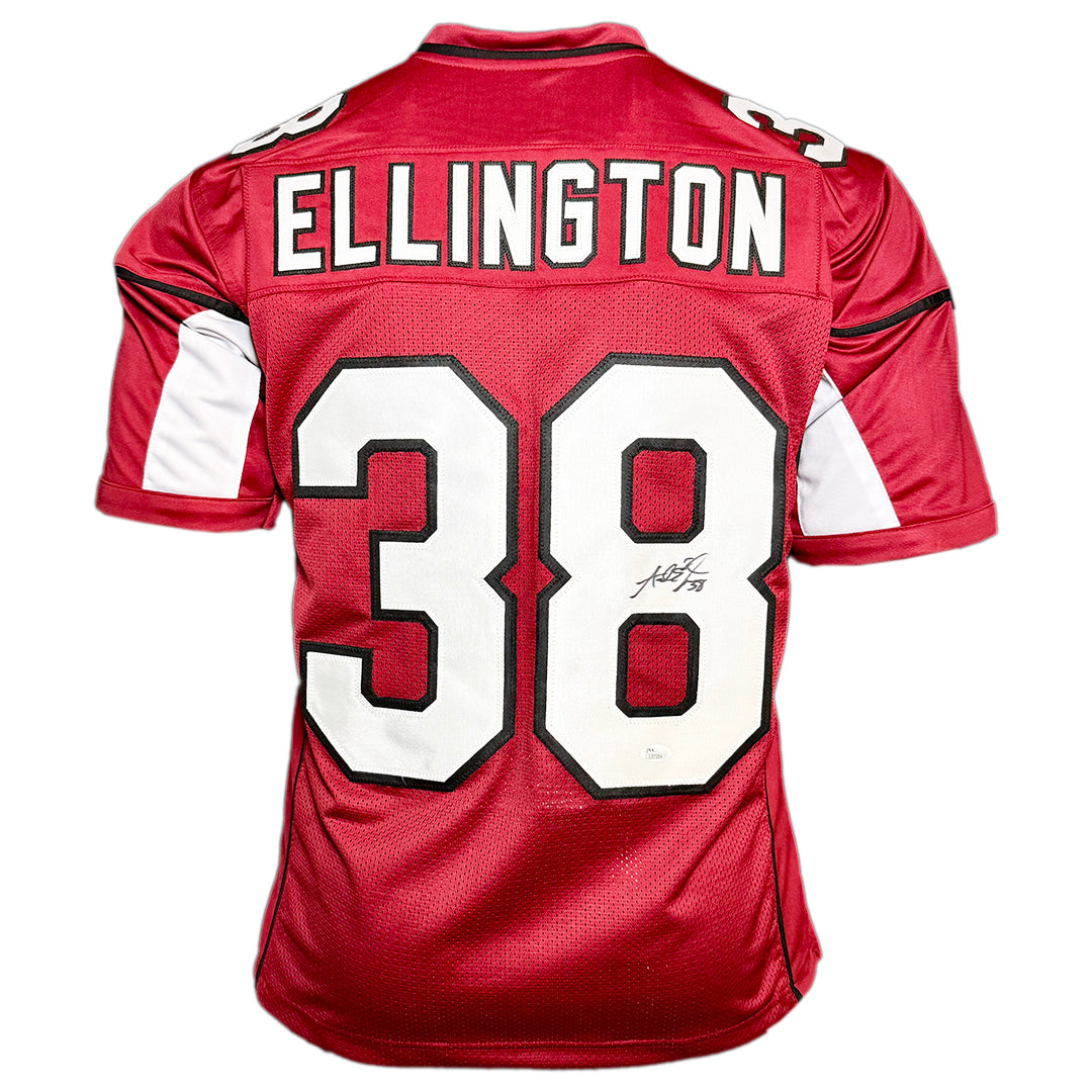 Andre Ellington Signed Arizona Red Football Jersey (JSA)