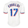 Nathan Eovaldi Signed Texas White Baseball Jersey (Beckett)