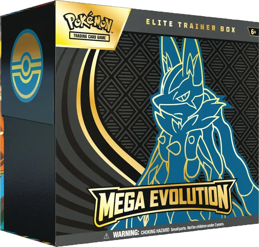 Mega Evolution Elite Trainer Box (Mega Lucario) (Factory Sealed Case of 10 Elite Trainer Boxes (FREE Double Box Shipping*))