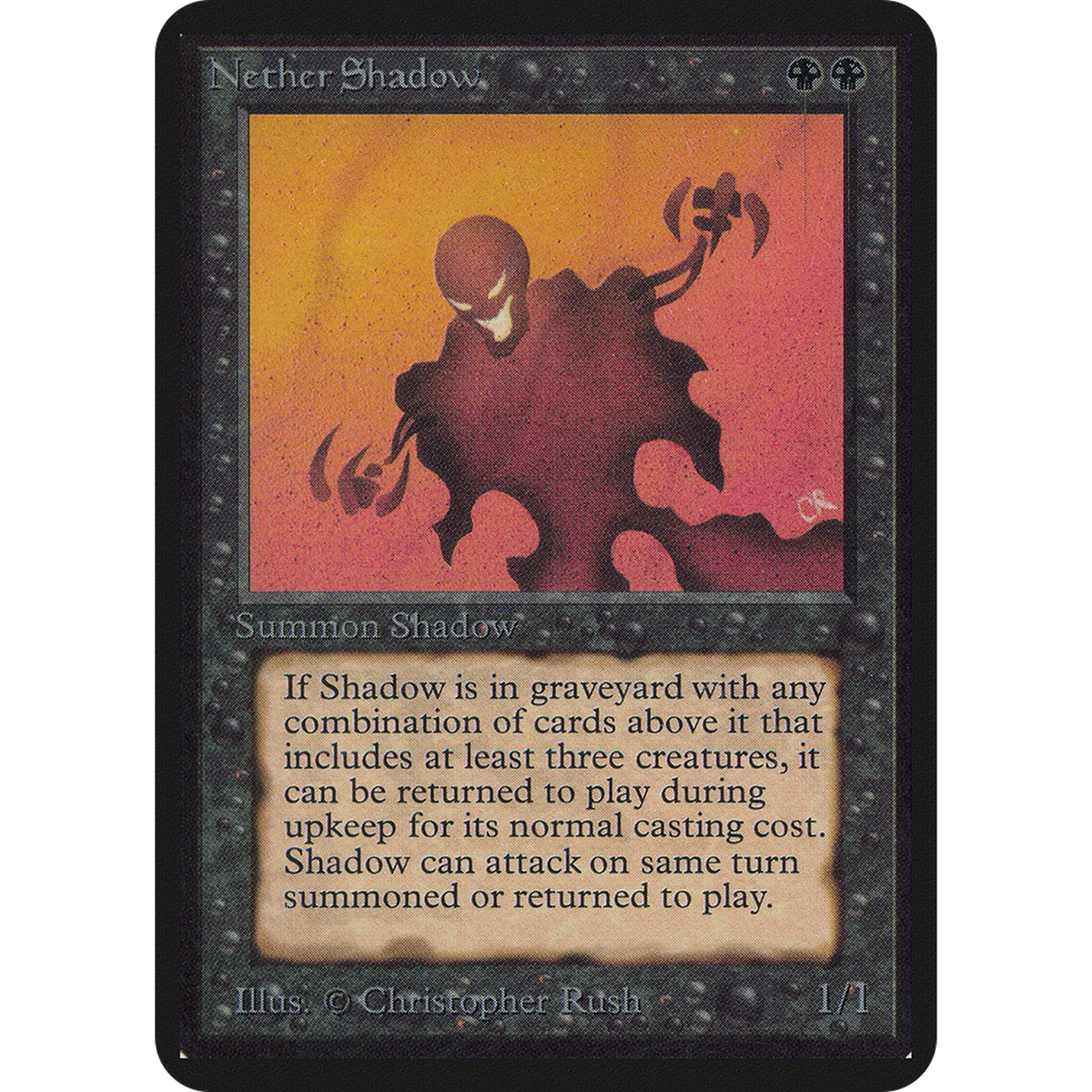 Nether Shadow [Limited Edition Alpha] (Near Mint)