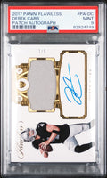 2017 Panini Flawless Derek Carr #PA-DC Patch Auto /5 PSA 9