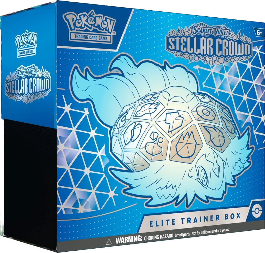 Stellar Crown Elite Trainer Box (Factory Sealed Case of 10 Elite Trainer Boxes)