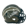Doug Flutie Signed Los Angeles Chargers Salute to Service Speed Mini Football Helmet (Beckett)
