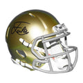 Isaiah Foskey Signed Notre Dame Fighting Irish Speed Mini Replica Football Helmet (JSA)