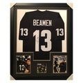 Jamie Foxx Signed Any Given Sunday Sharks Framed Vertical Layout Football Edition Black Jersey (JSA)
