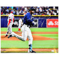 Wander Franco Signed Tampa Bay Rays Running Baseball 16x20  Photo (JSA)