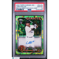 2024 Topps Chrome Update Chrome RC Auto Jung Hoo Lee GRN Ylw Lava Lamp PSA 10