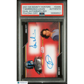 2021 Topps StarWars Bounty Hunters Dual Autographs D. Logan T. Morrison PSA