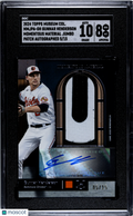 2024 Topps Museum  Gunnar Henderson #MMJPA-GH Jumbo Patch SGC 8 Auto 10