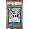 2025 Topps Chrome 1990 Topps Autographs Tyler Warren #TW Orange Ref PSA 9