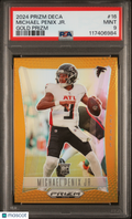2024 Panini Prizm Deca Michael Penix JR. #16 Gold PSA 9