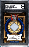 2004 Upper Deck Etchings Ken Griffey JR. #CE-KG2 Combo Mat.  Copper Foil SGC 9