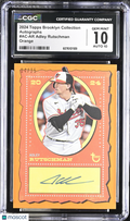 2024 Topps Brooklyn Collection Adley Rutschman #AC-AR Orange 04/25 Auto CGC 10