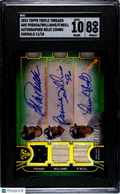 2024 Topps Triple  Williams O'neill Posada Relic Combo Emerald SGC 8 Auto 10