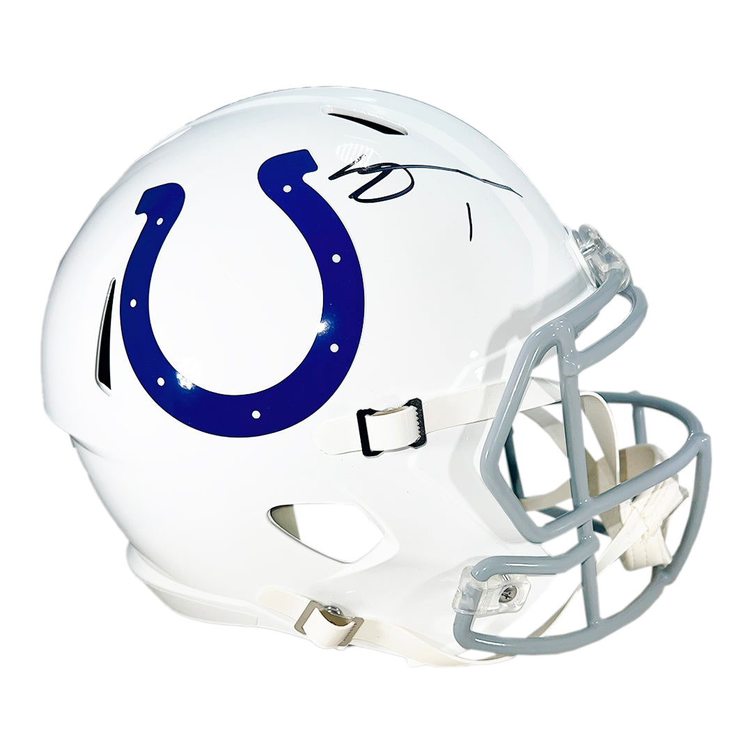Sauce Gardner Signed Indianapolis Colts Speed Full-Size Replica Football Helmet (Beckett)