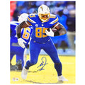 Antonio Gates Signed San Diego Pose 2 Football 11x14 Photo (Beckett)