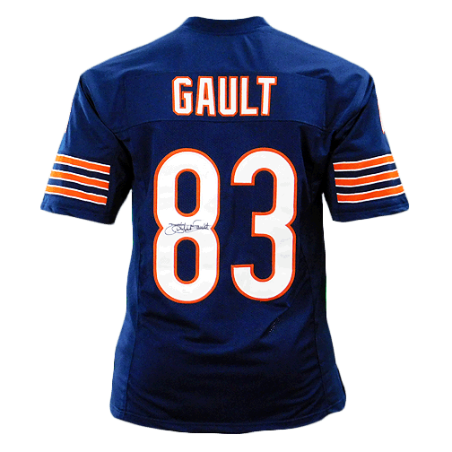 Willie Gault Signed Chicago Blue Football Jersey (JSA)