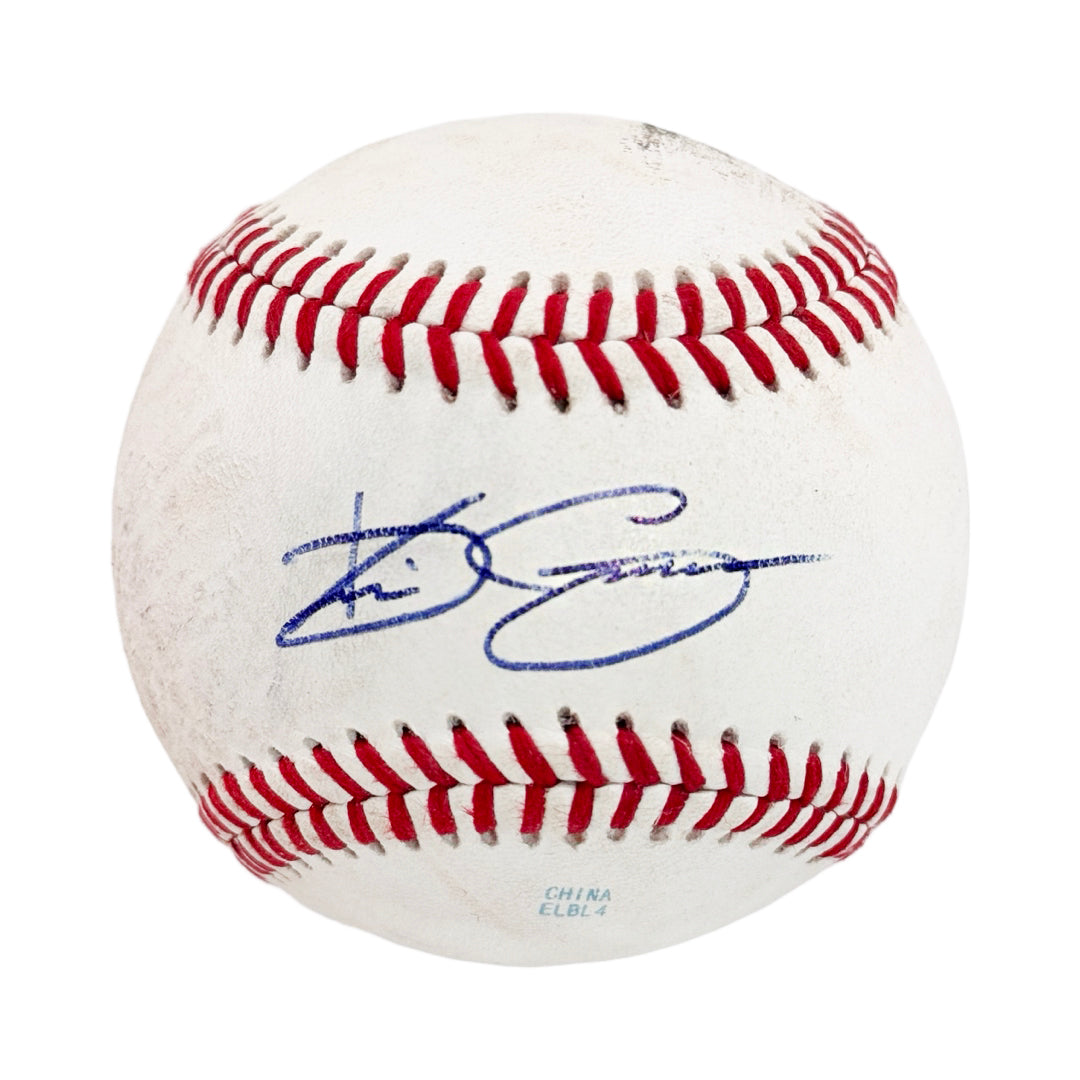 Kevin Gausman Game Used Signed Rawlings Official Major League Baseball (JSA)