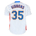 John Gibbons Signed New York 1986 WS Champs Baseball Jersey (JSA)