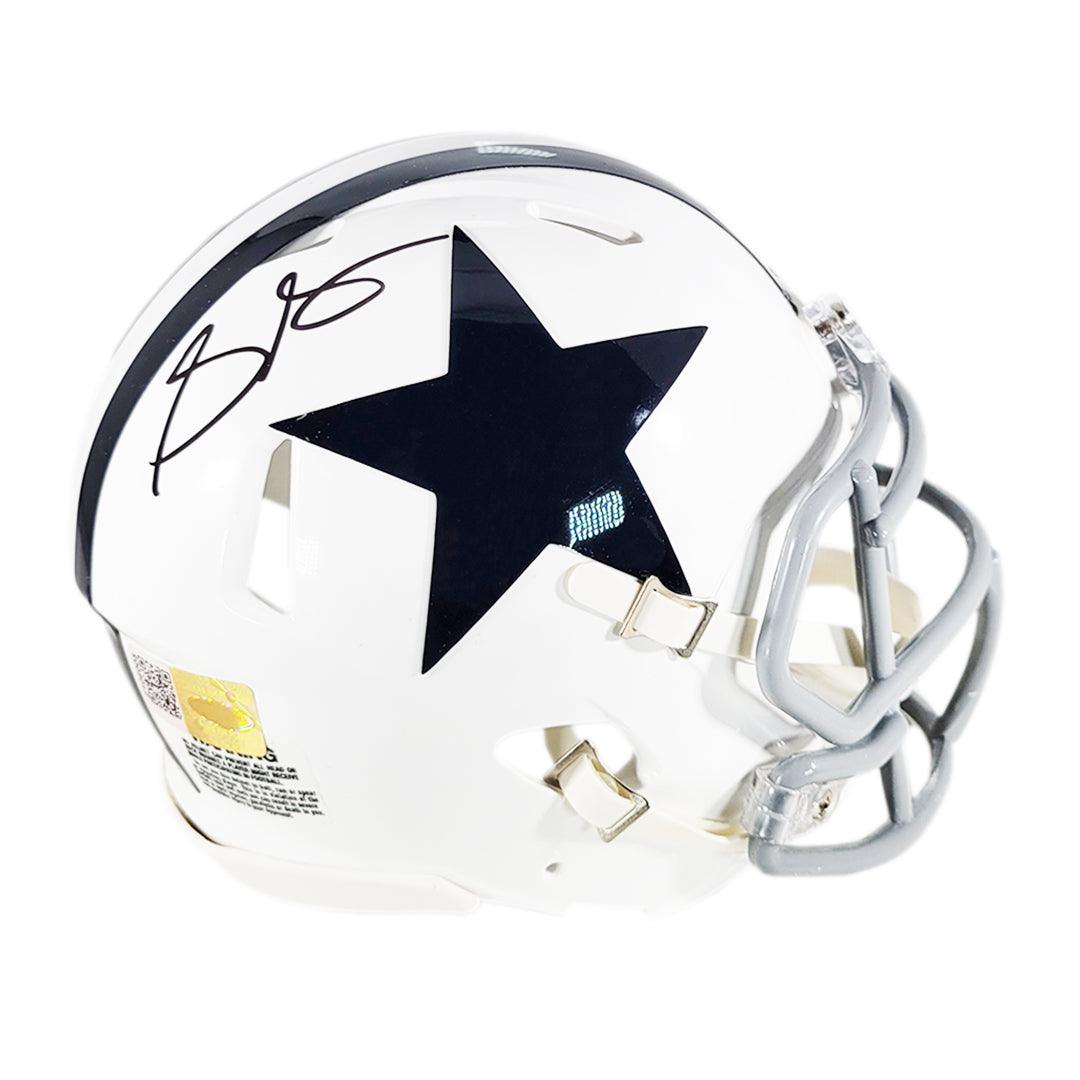 Stephon Gilmore Signed Dallas Cowboys Throwback 1960-63 Speed Mini Football Helmet (JSA)