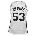 Artis Gilmore Signed HOF 11 Inscription San Antonio Pro White Basketball Jersey (Beckett)