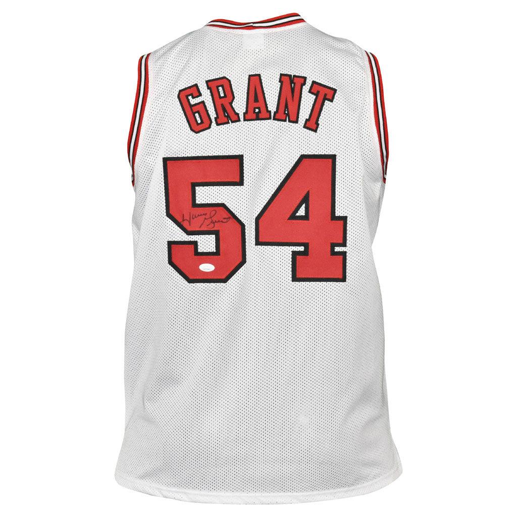 Horace Grant Signed Chicago White Basketball Jersey (JSA)