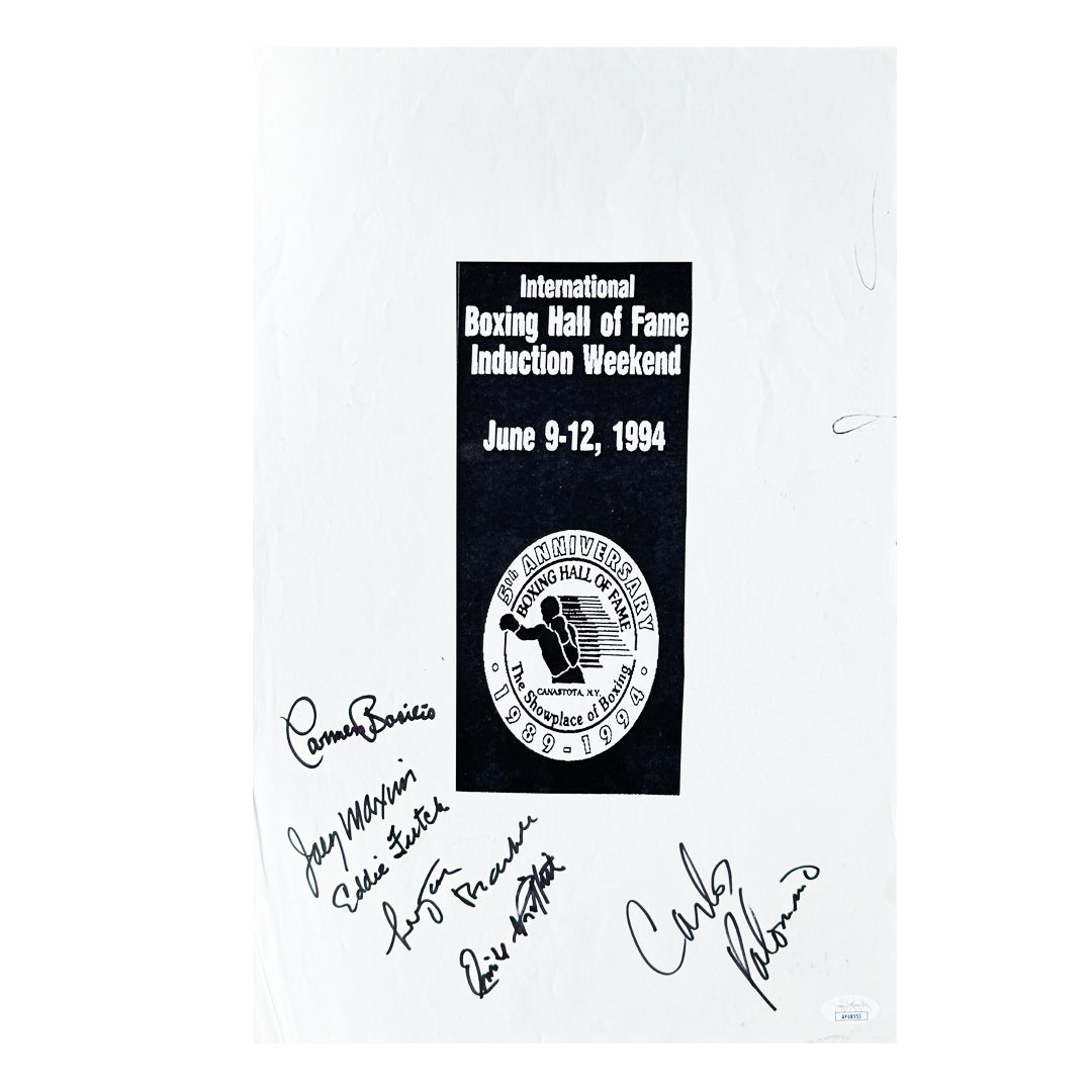 Hall of Fame Boxers Signed Boxing 11x17 Photo (JSA)