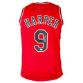 Ron Harper Signed Chicago Red Basketball Jersey (JSA)