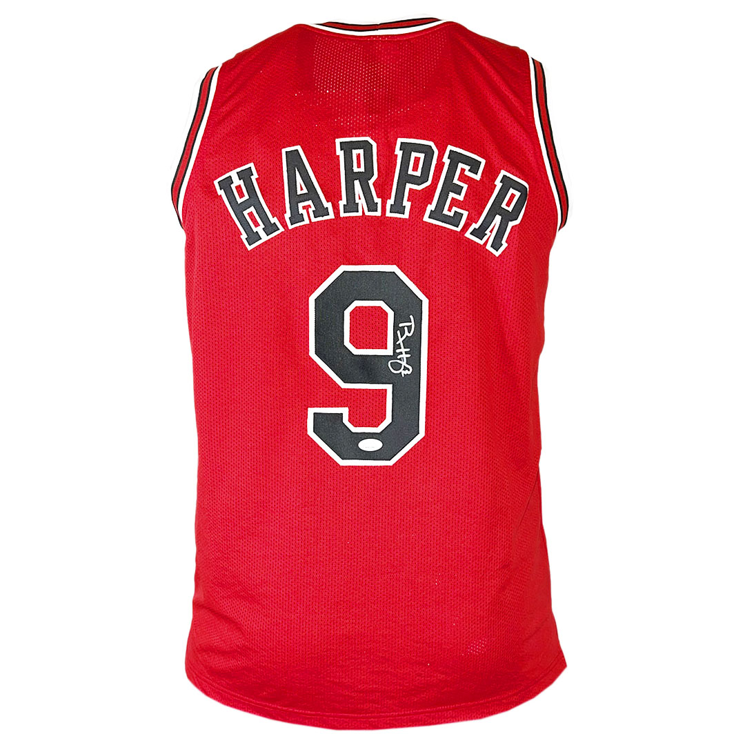 Ron Harper Signed Chicago Red Basketball Jersey (JSA)