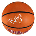 Ron Harper Signed Cleveland Cavaliers Wilson NBA Team Logo Basketball (JSA)
