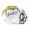 Rodney Harrison Signed Los Angeles Chargers Throwback 07-18 Speed Mini Football Helmet (Beckett)