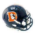 RJ Harvey Signed Denver Broncos Color Rush Speed Mini Football Helmet (JSA)