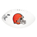 Peyton Hillis Signed Cleveland Browns Official NFL Team Logo Football (JSA)