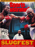 Evander Holyfield Signed Sports Illustrated Phil 4:13 Inscription 4/29/1991 Issue (JSA)