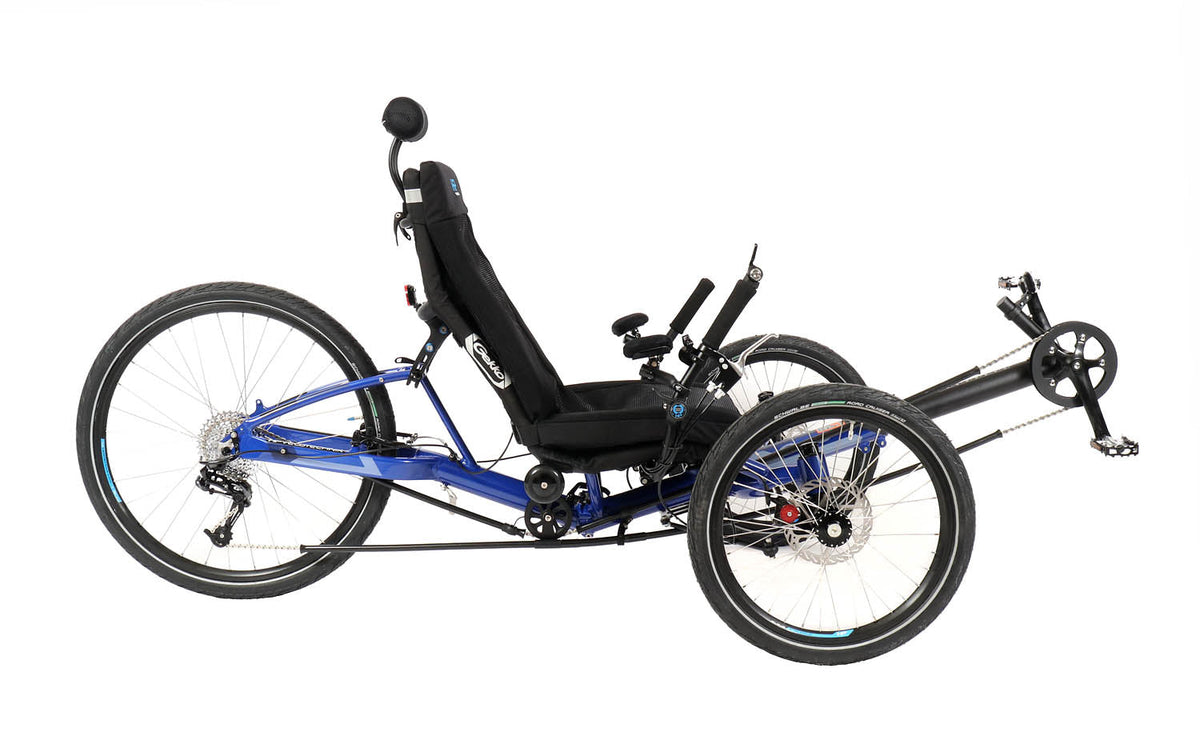HP Velotechnik Gekko fx 26 Comfort Recumbent Trike (Deep Blue)